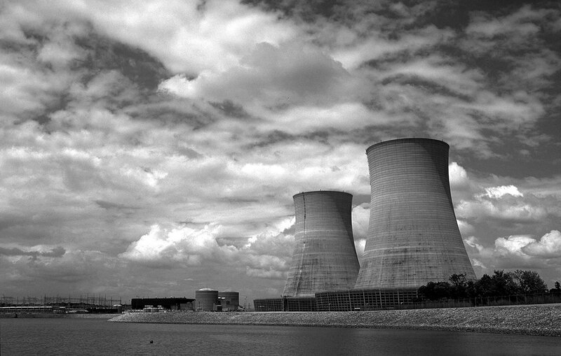 Nuclear Power Plant — Black, Dramatic