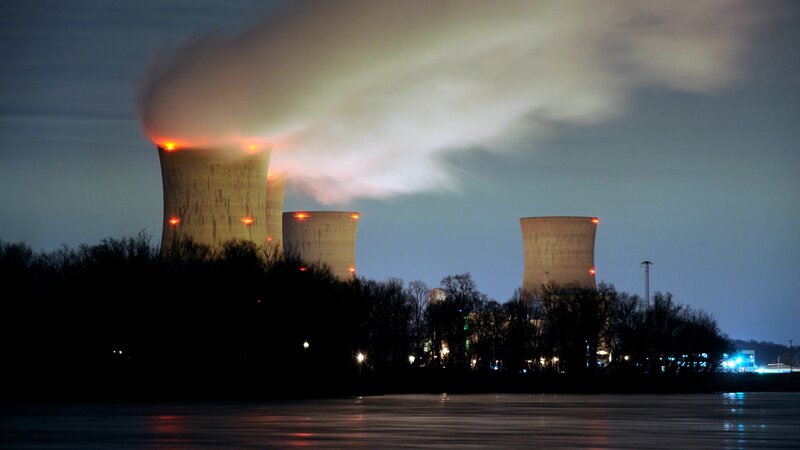 Nuclear Power Plant — Blue, Dramatic