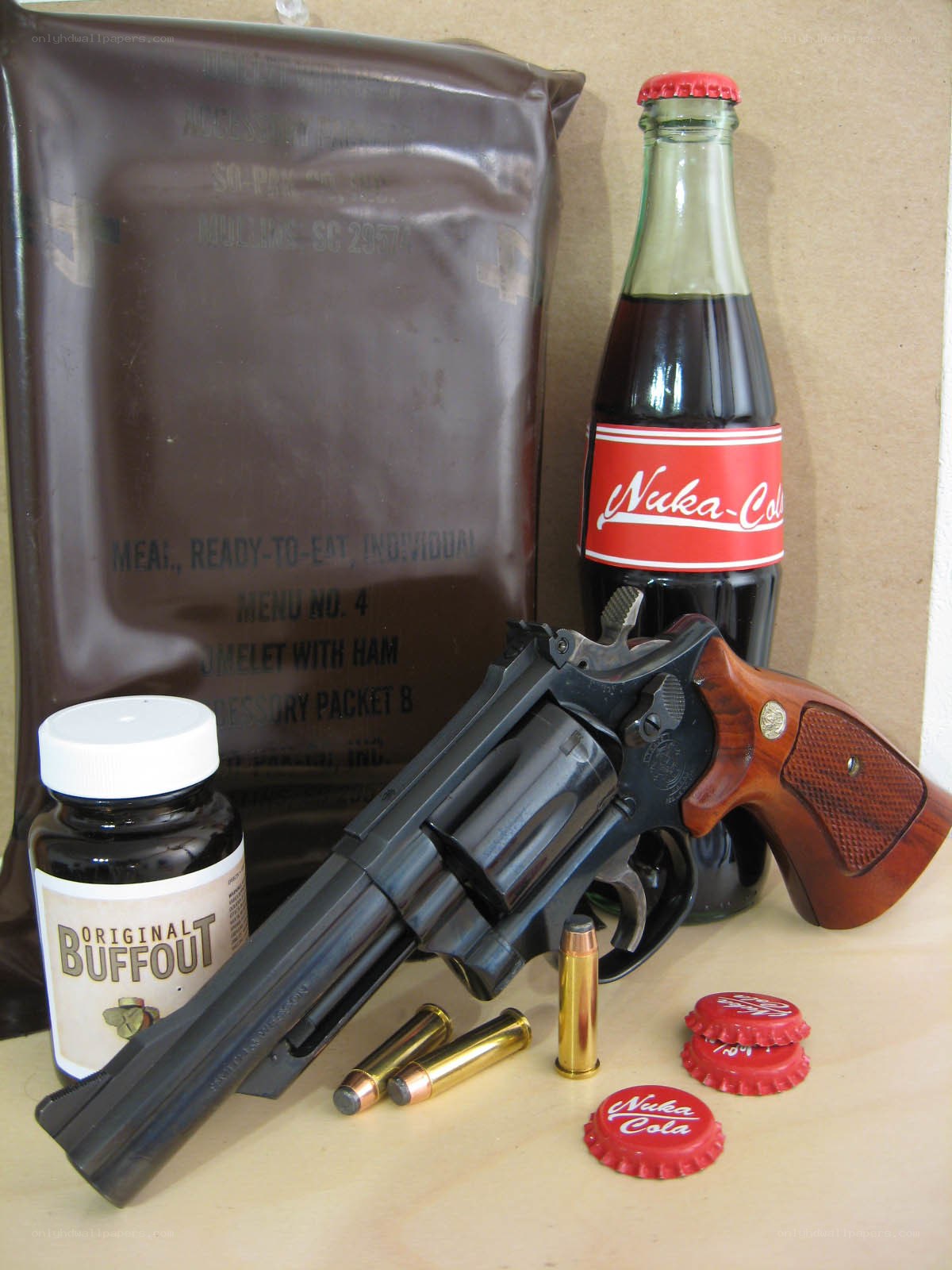 Nuka-Cola and revolver display
