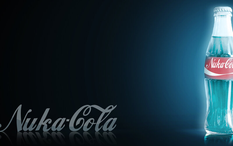 Nuka-Cola Bottle — Blue