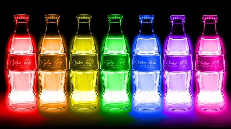 Nuka-Cola Bottles — Red, Dramatic
