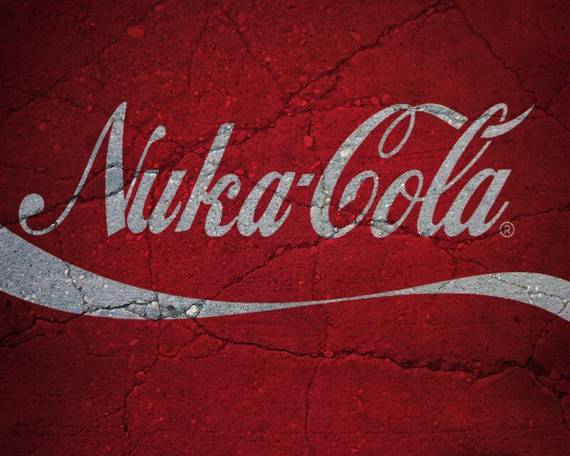 Nuka-Cola Logo — Red, Dystopian