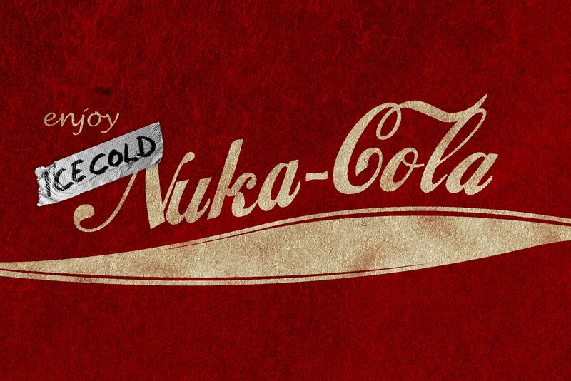 Nuka-Cola Logo — Red, Retro