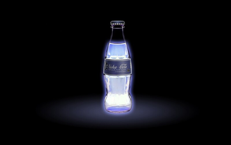 Nuka-Cola Quantum Bottle — Black, Dramatic