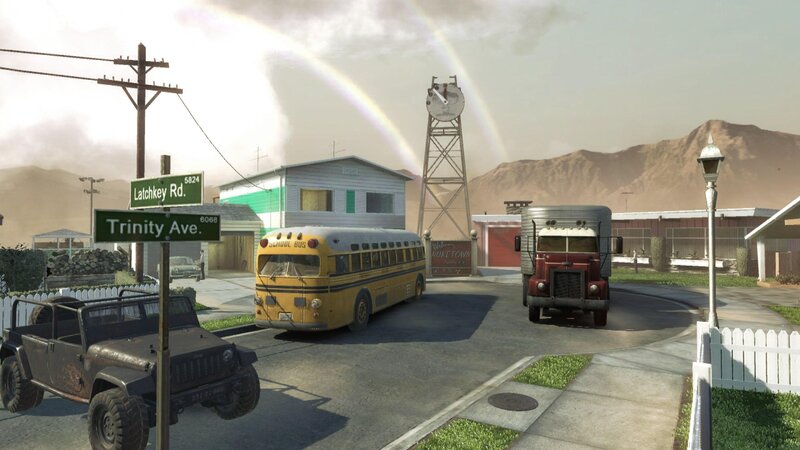 Nuketown street scene