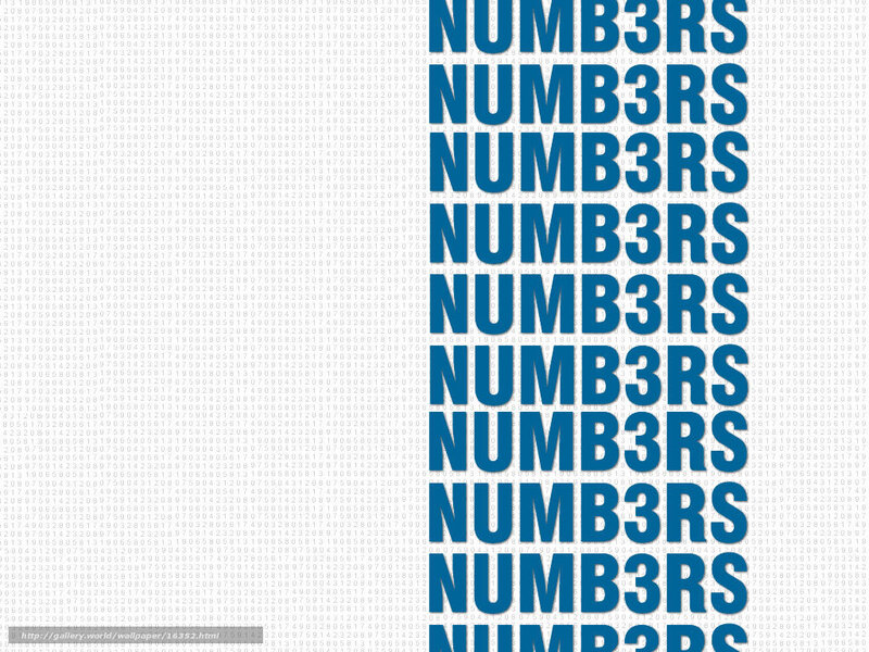 NUMB3RS text pattern