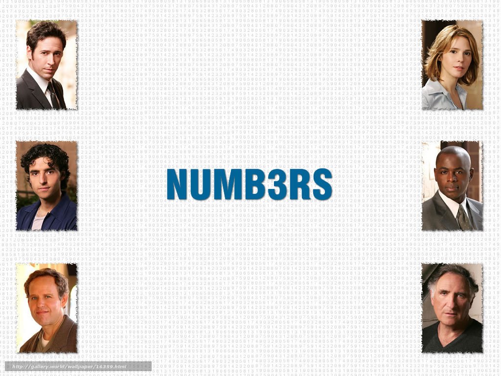 Numb3rs TV show cast collage
