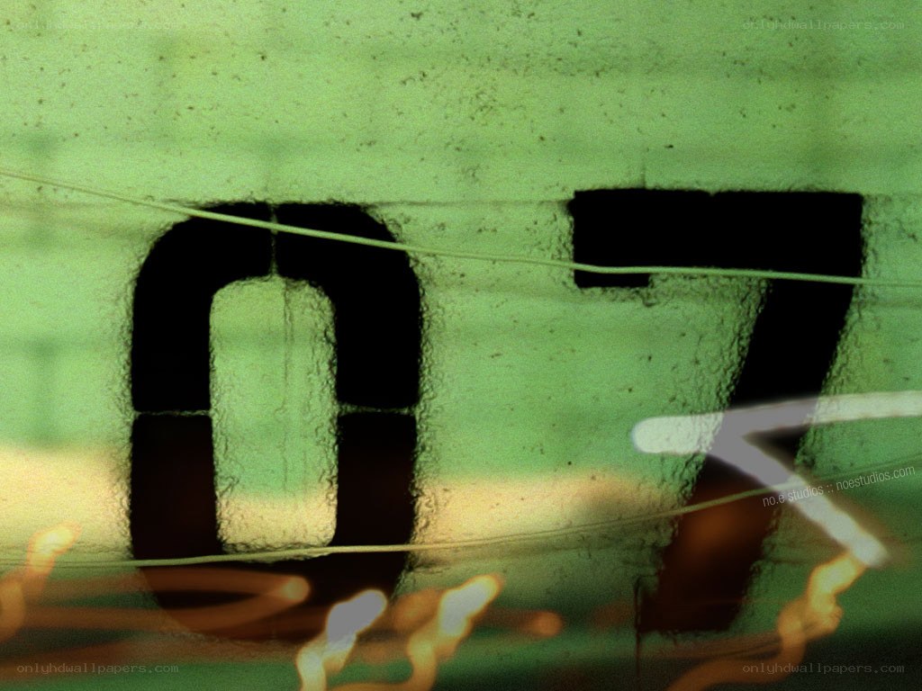 number 07 on green surface