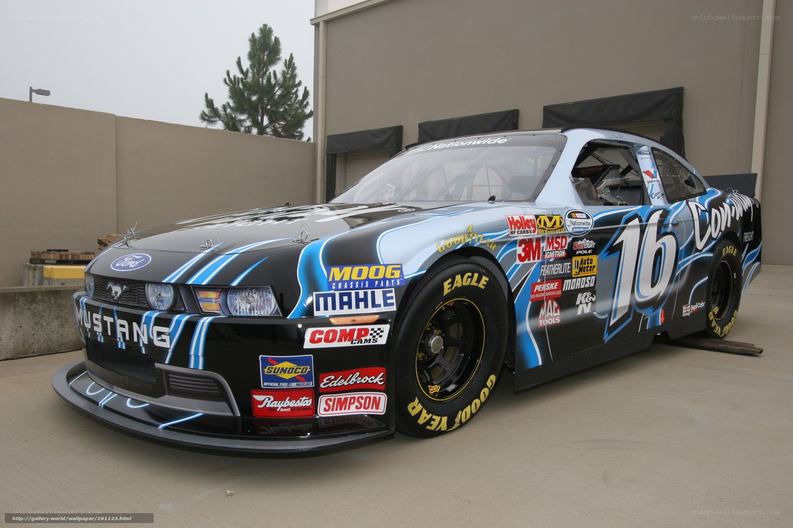 Number 16 race car