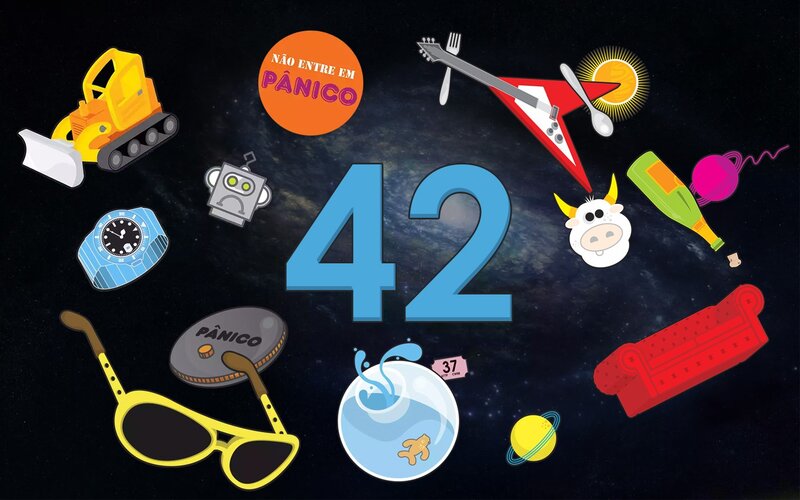 Number 42 with Objects