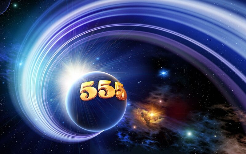 Number 555 in space