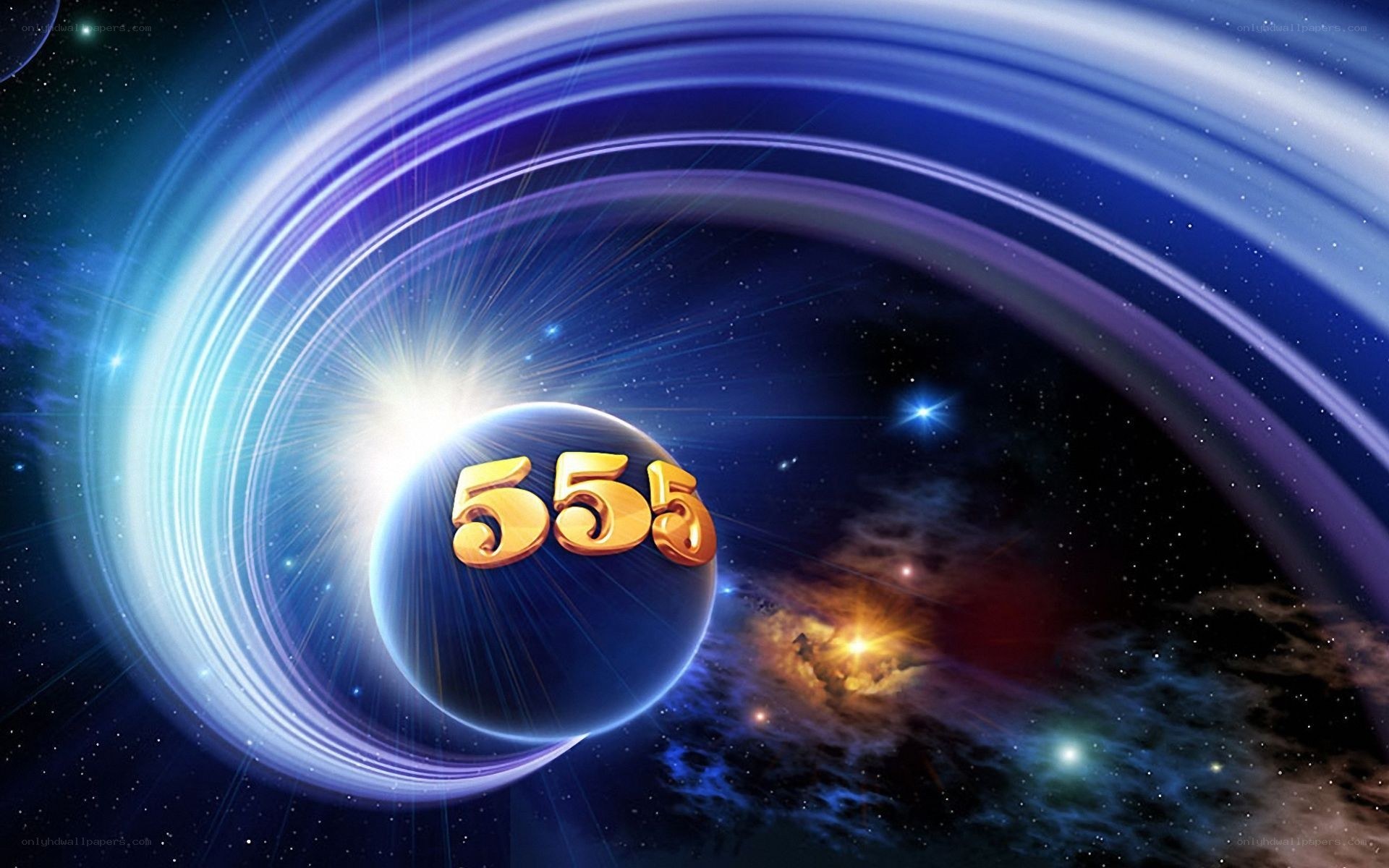 Number 555 in space