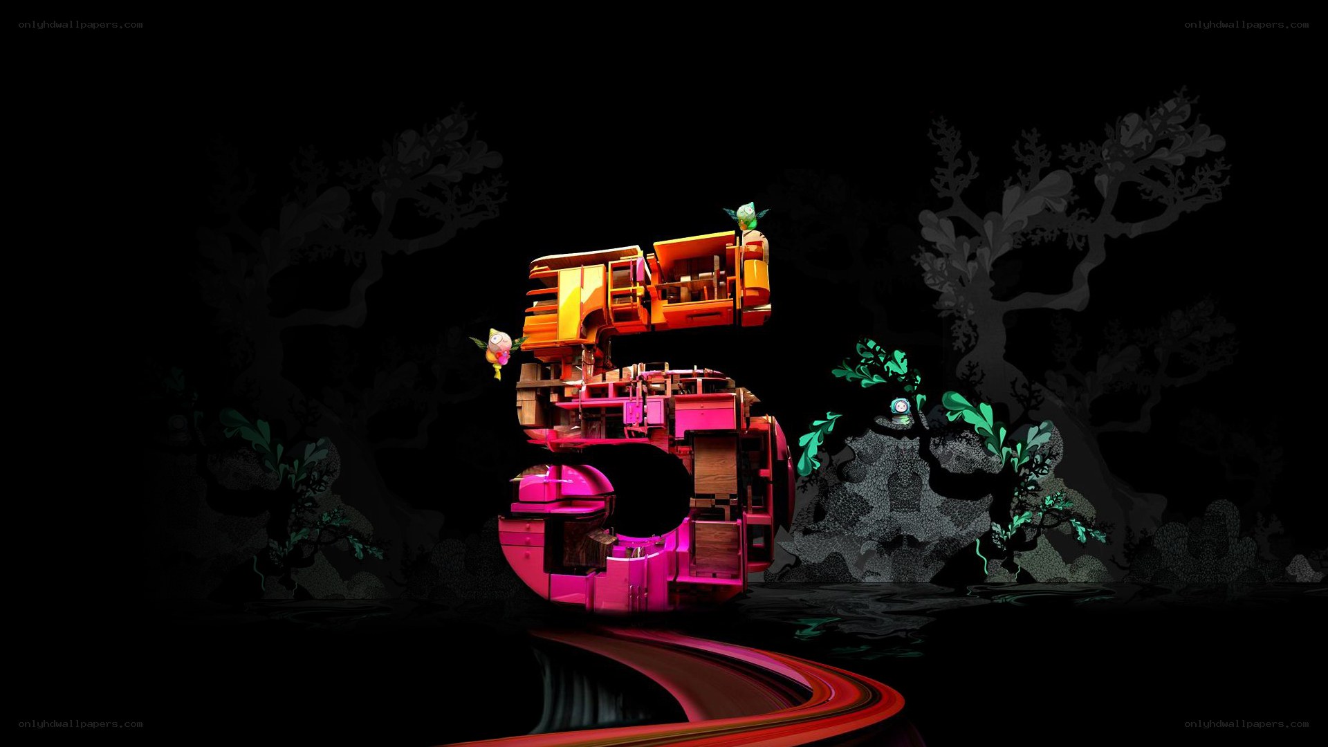 number five art installation