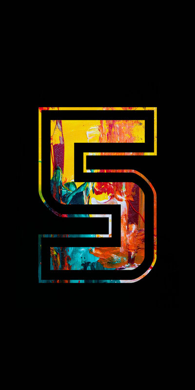 Number Five Symbol