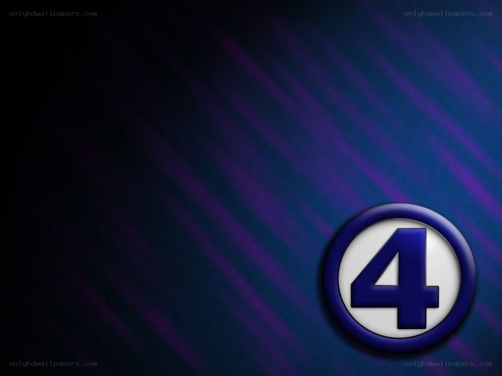 Number four logo on dark background