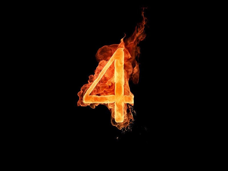 Number four on fire