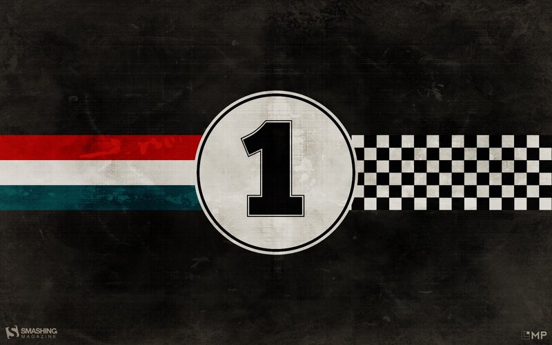 Number One Racing Graphic — Black