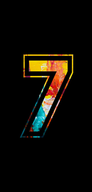 Number Seven — Black