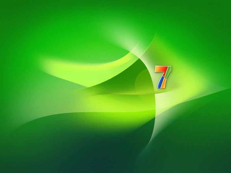 Number Seven Logo — Green