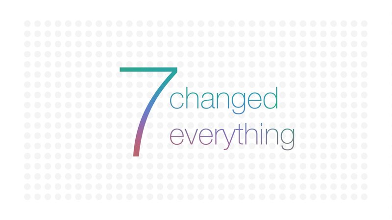Number Seven Logo — White, Minimalist