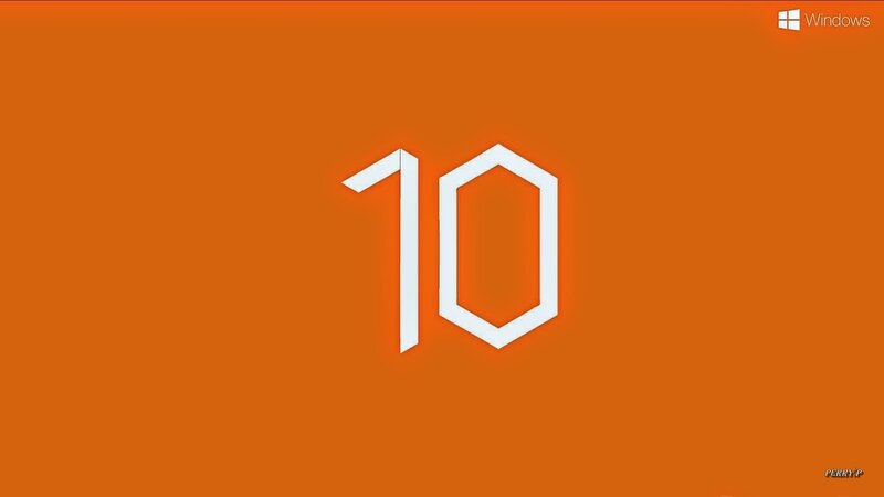 Number Ten Logo — Orange