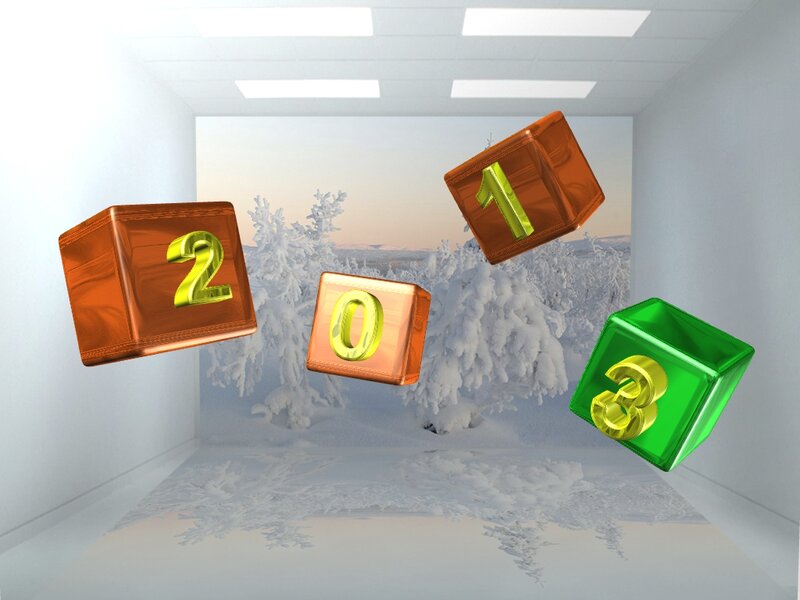 Numbered Cubes in Room