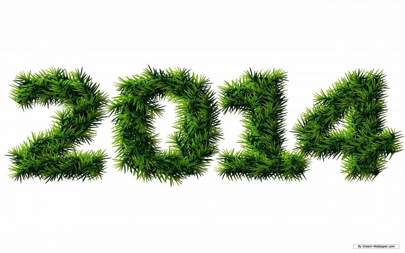 Numbers Made of Pine Needles