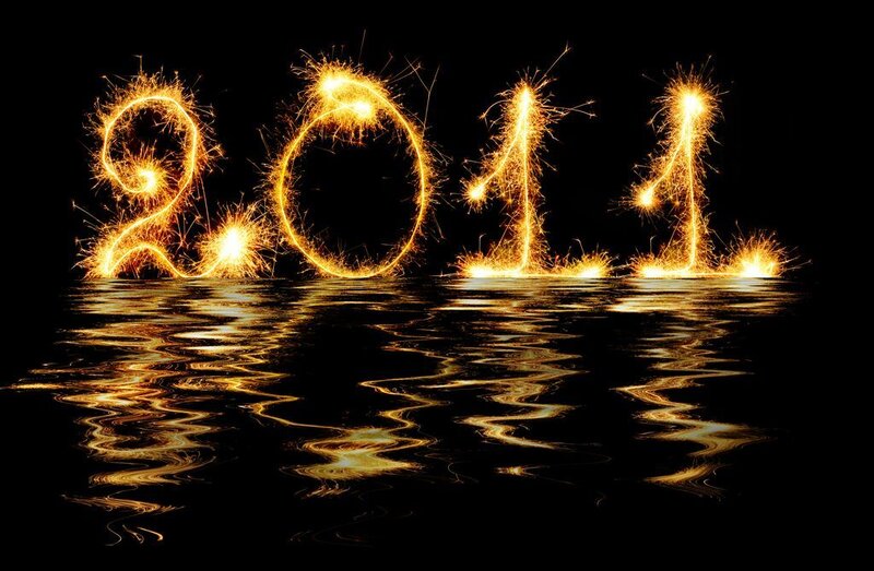 Numbers Made of Sparklers