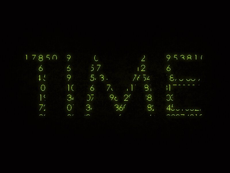 Numbers on a Screen