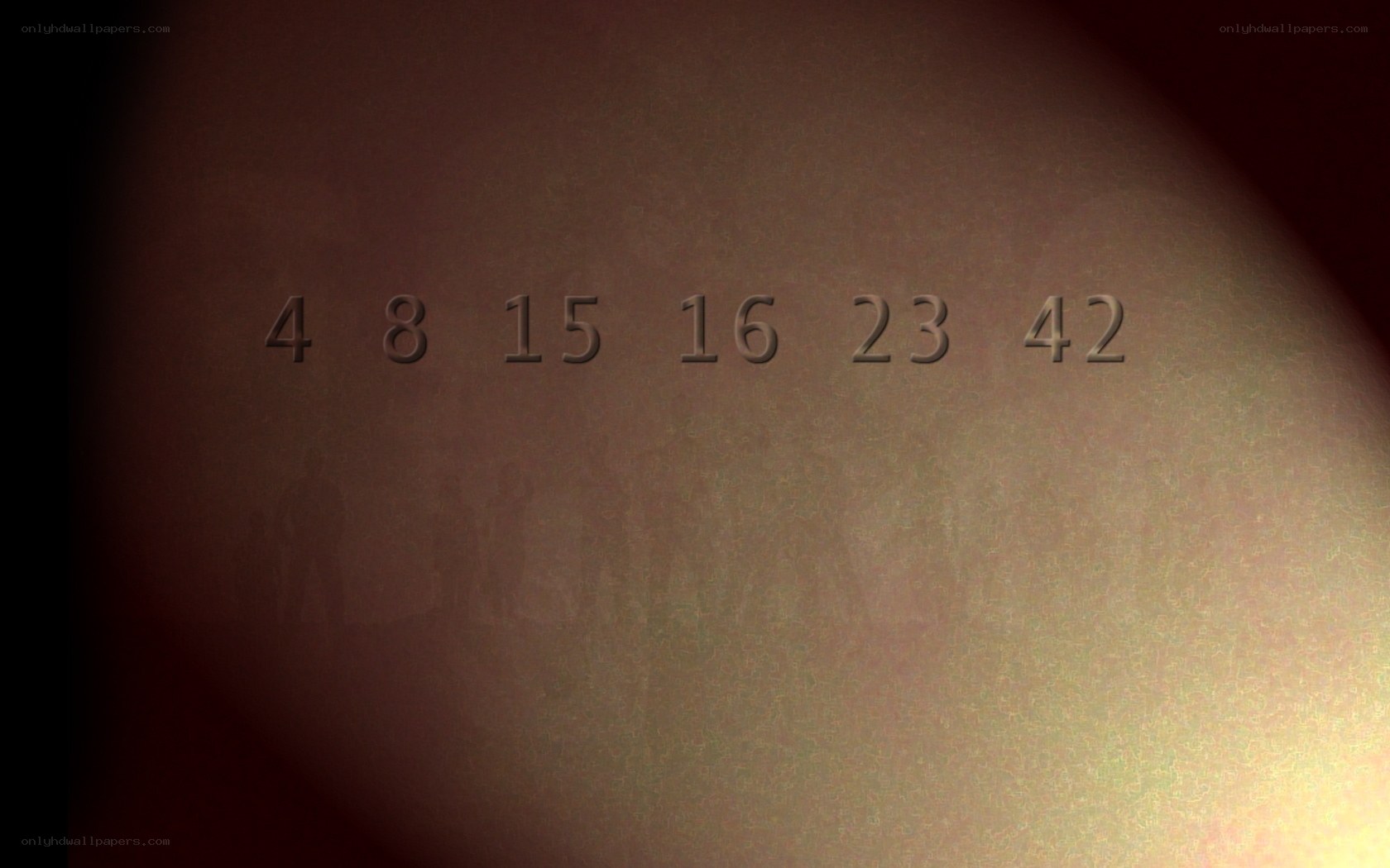 numbers on a textured surface