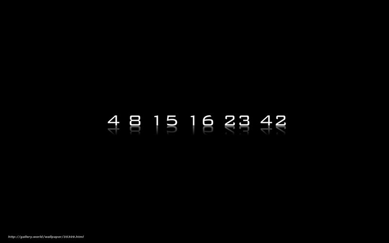 numbers on black background