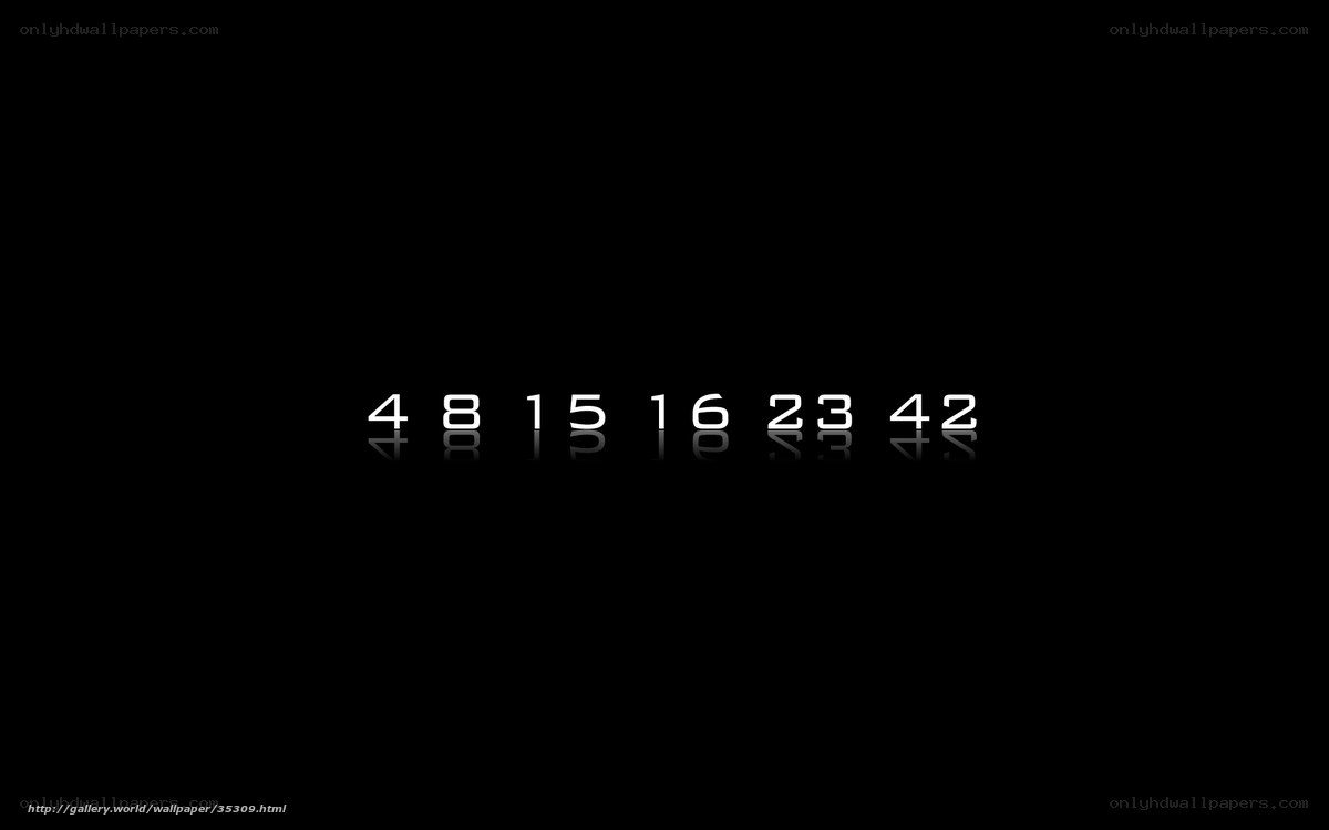 numbers on black background