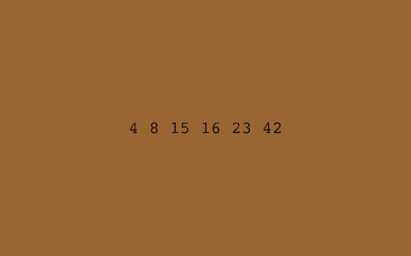 numbers on brown background