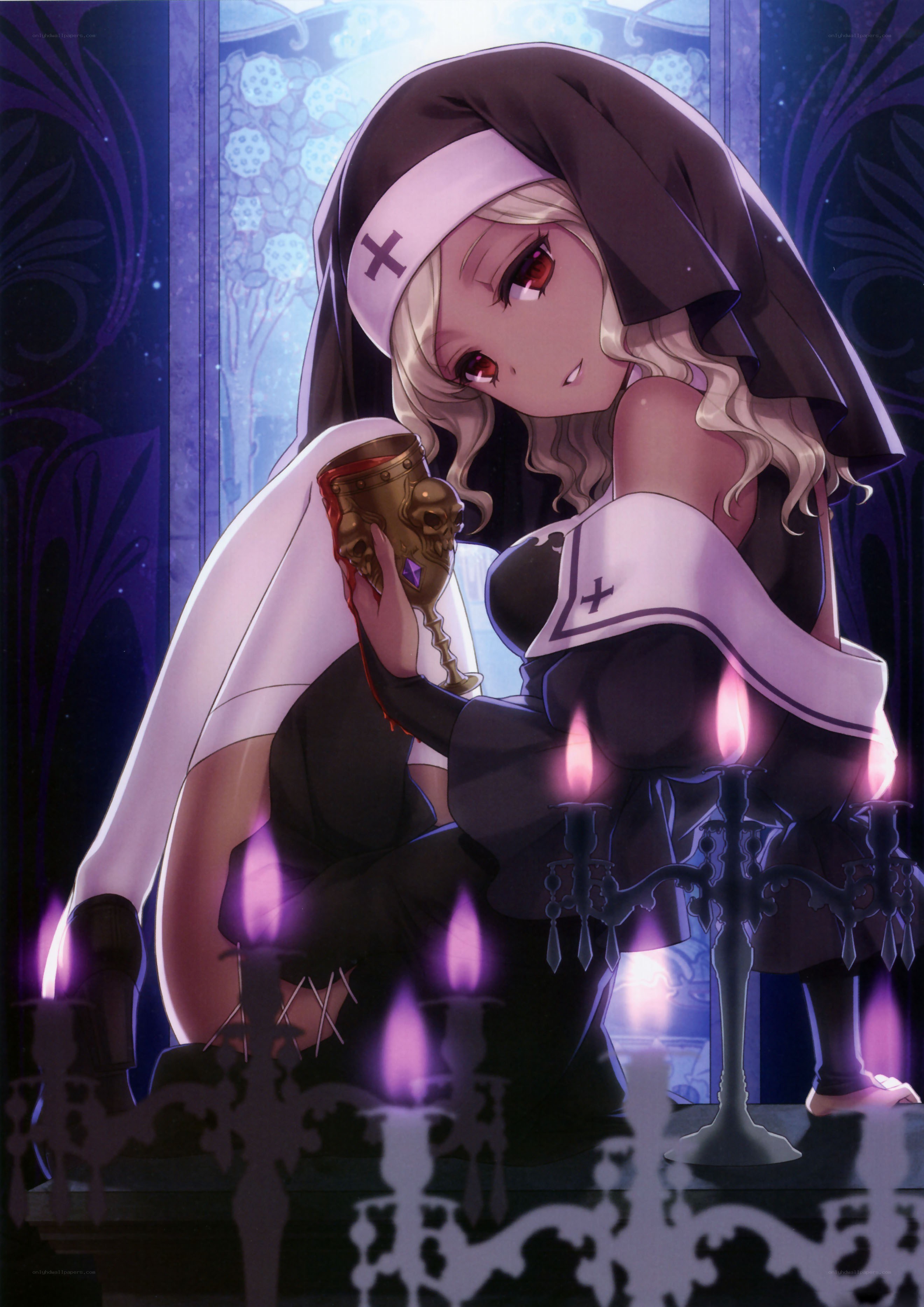 Nun with a chalice