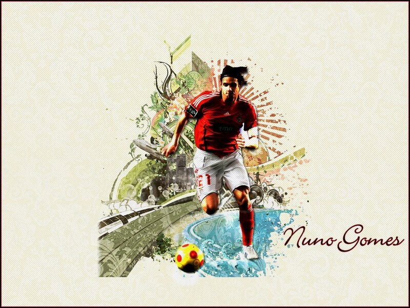 Nuno Gomes soccer player art