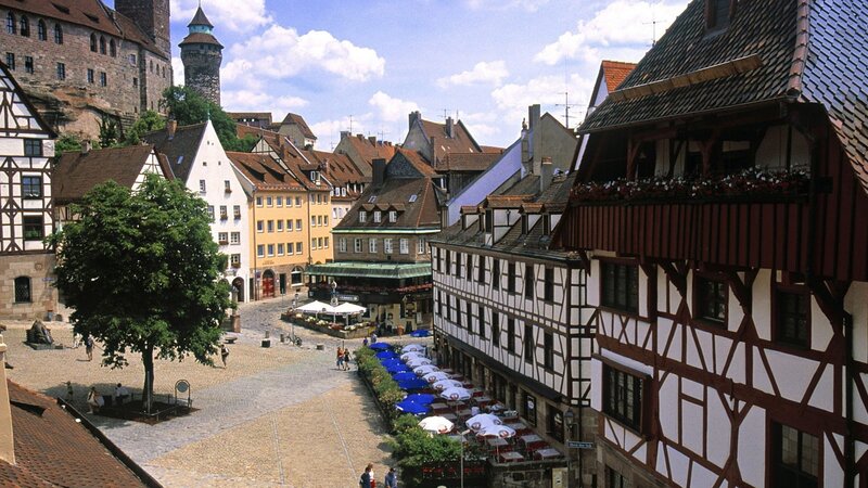 Nuremberg old town square
