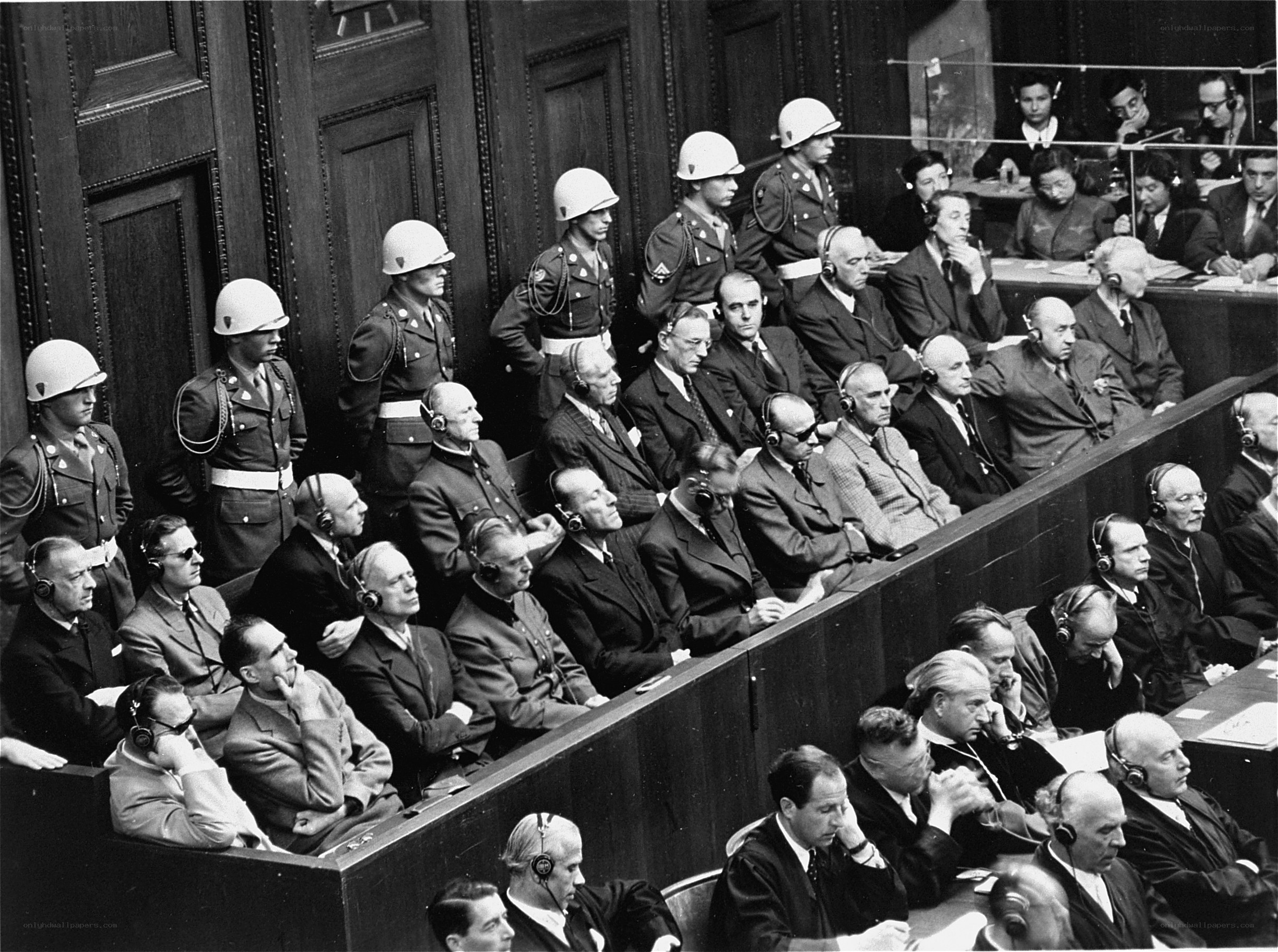 Nuremberg Trial courtroom