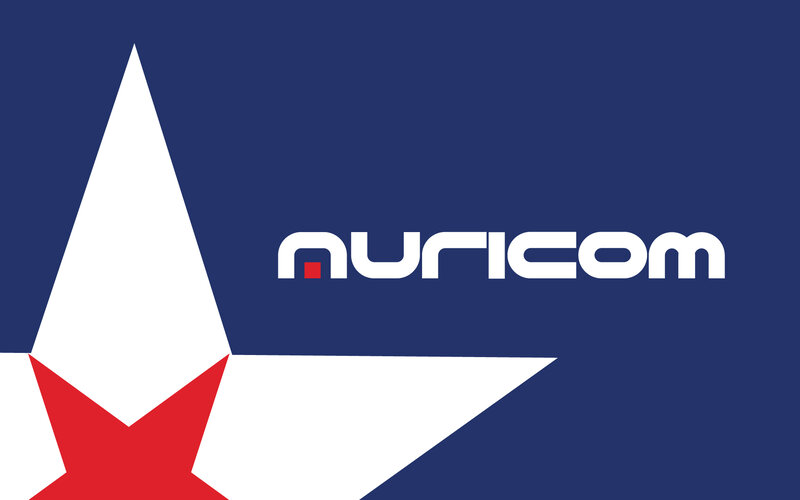 Nuricom logo with star design