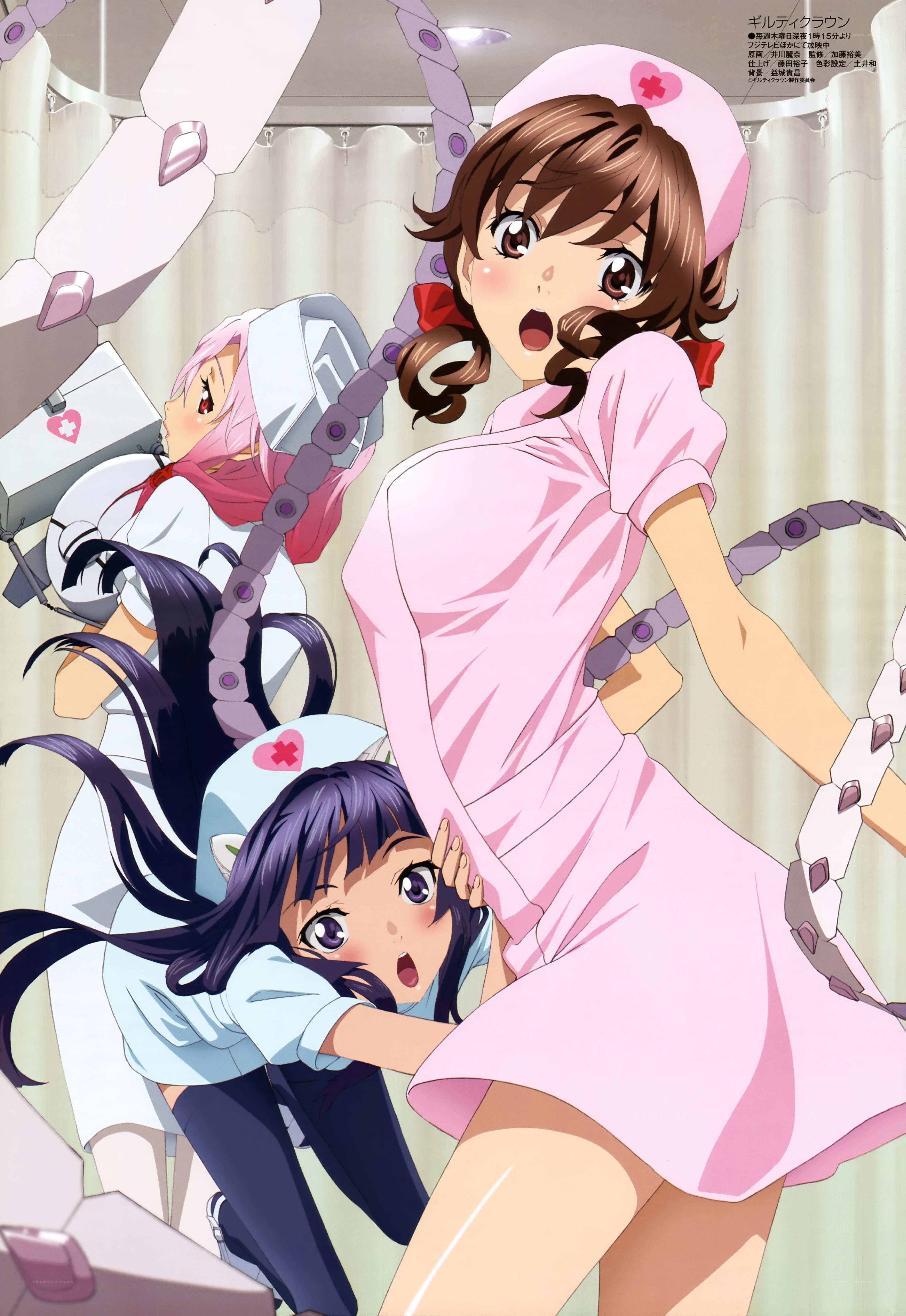 Nurse characters in action