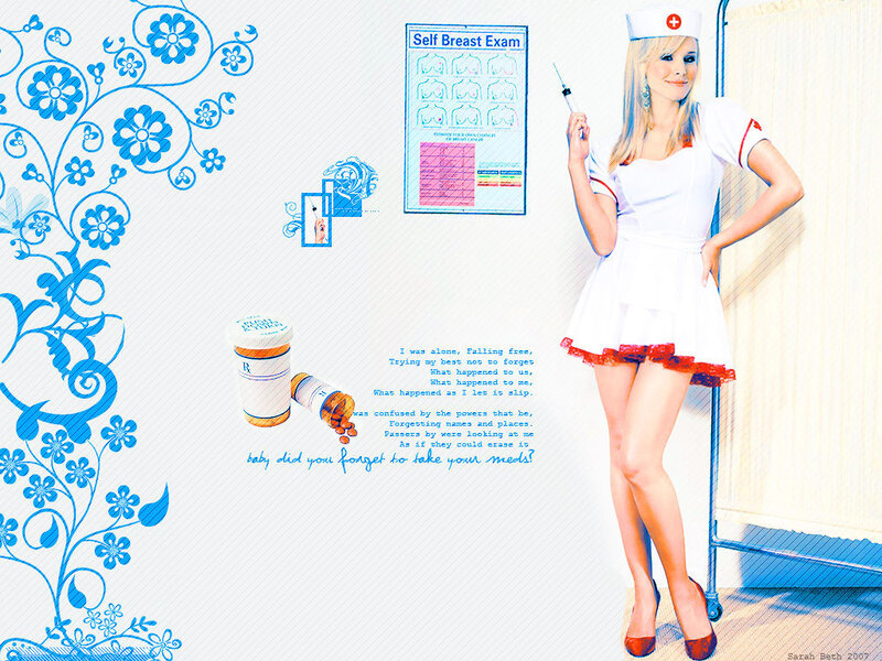 Nurse with syringe and meds