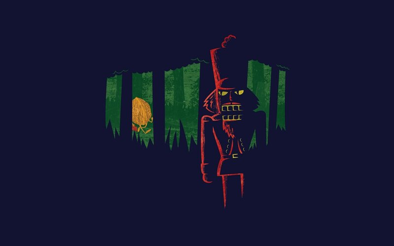 Nutcracker in the forest