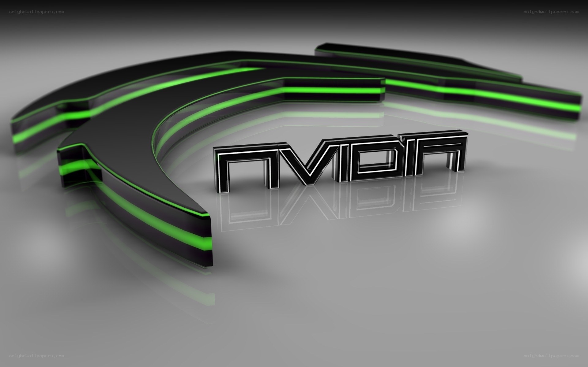NVIDIA 3D logo design