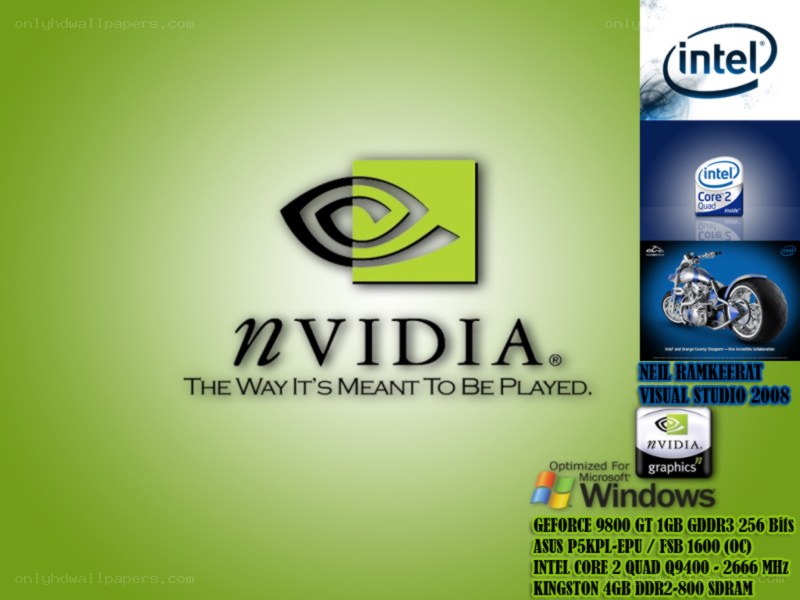 NVIDIA and Intel hardware specs