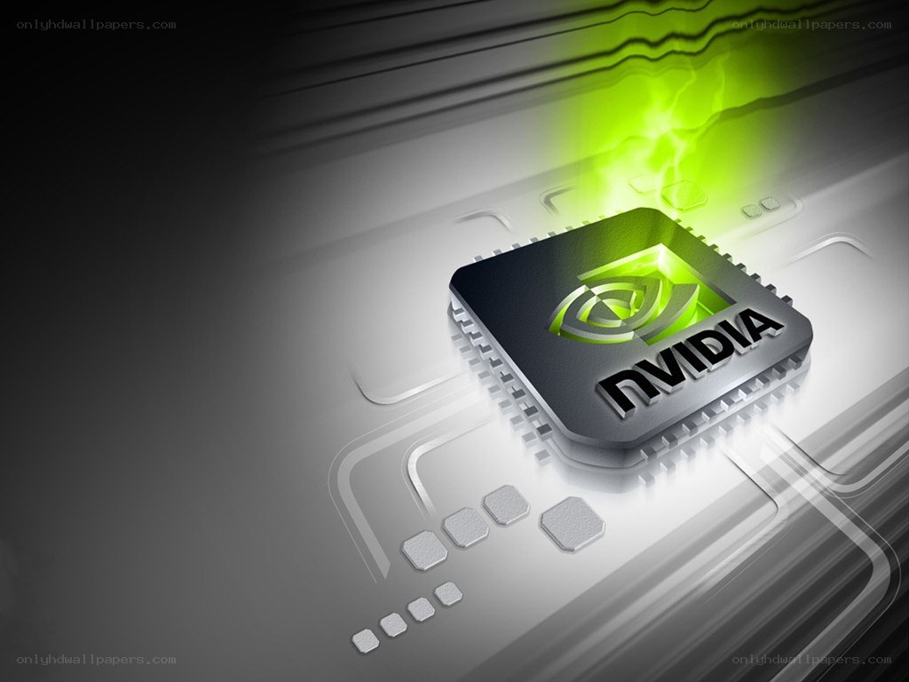 NVIDIA chip on circuit board