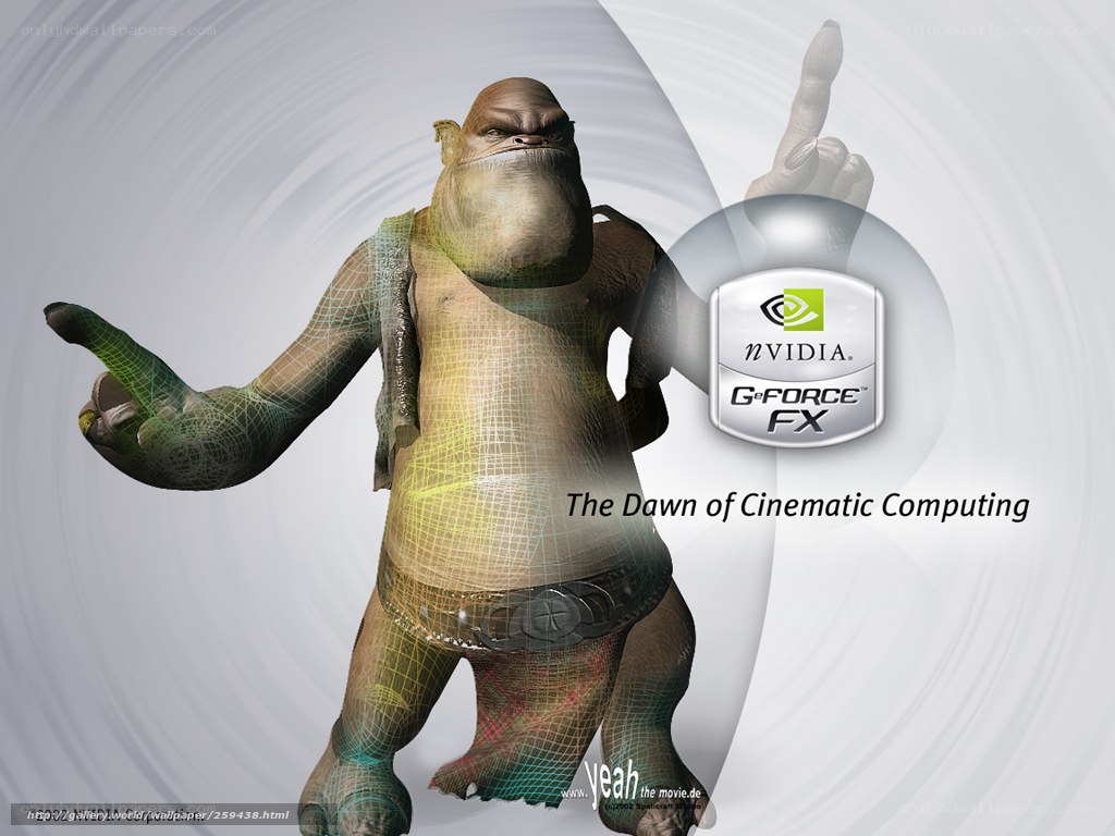 NVIDIA GeForce FX promotional art