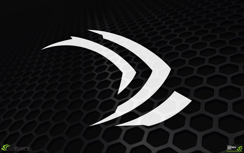 NVIDIA GeForce Logo — Black, Modern