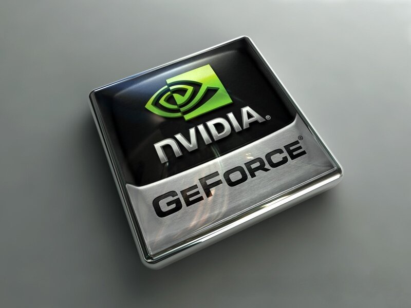 NVIDIA GeForce Logo — Black, Neutral