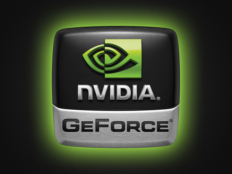NVIDIA GeForce Logo — Black, Technological