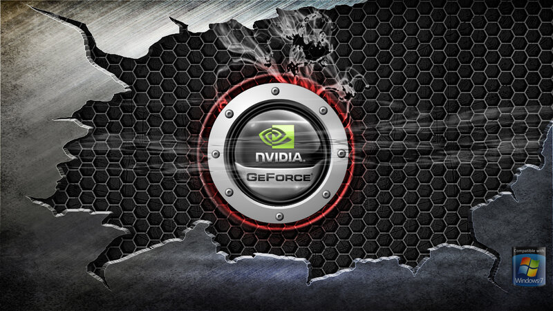 NVIDIA GeForce Logo — Black