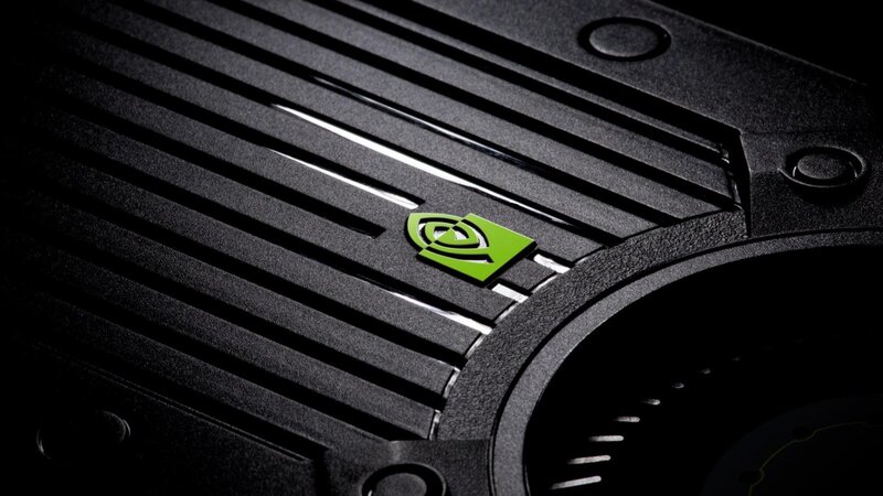 NVIDIA Graphics Card — Black, Dramatic, Photograph, Logo